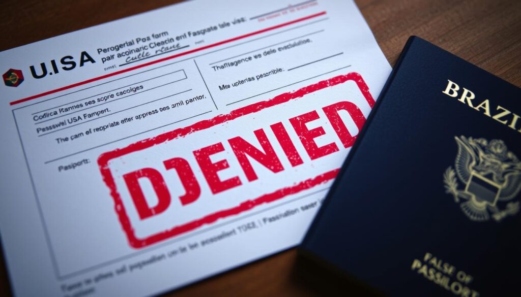 Formulario-de-visto-negado-com-carimbo-vermelho-erros-comuns-no-Visto-Americano-de-Turista-1024x585 Visto Americano de Turista para famílias. Guia Completo + Assessoria Especializada 